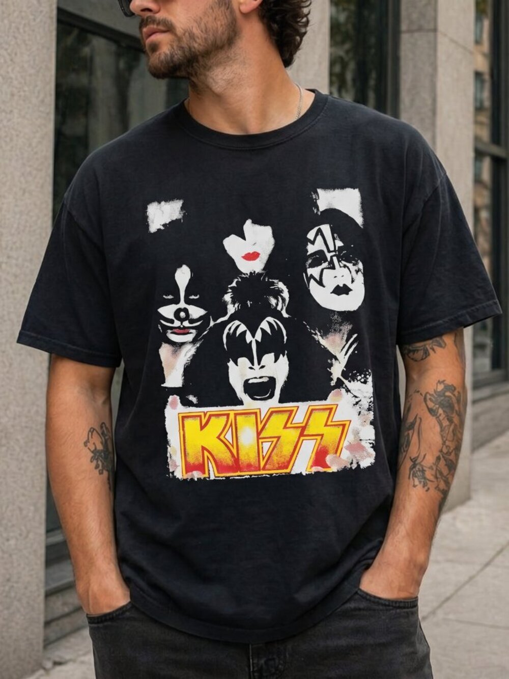 KISS MENS BAND TEE (XL)